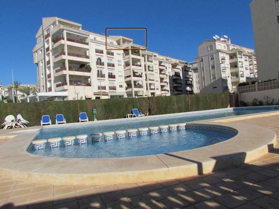 Beach Front Line Penthouse In Altea Exteriör bild