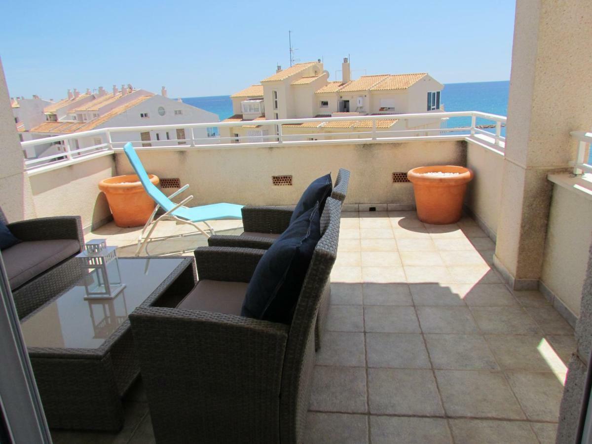 Beach Front Line Penthouse In Altea Exteriör bild
