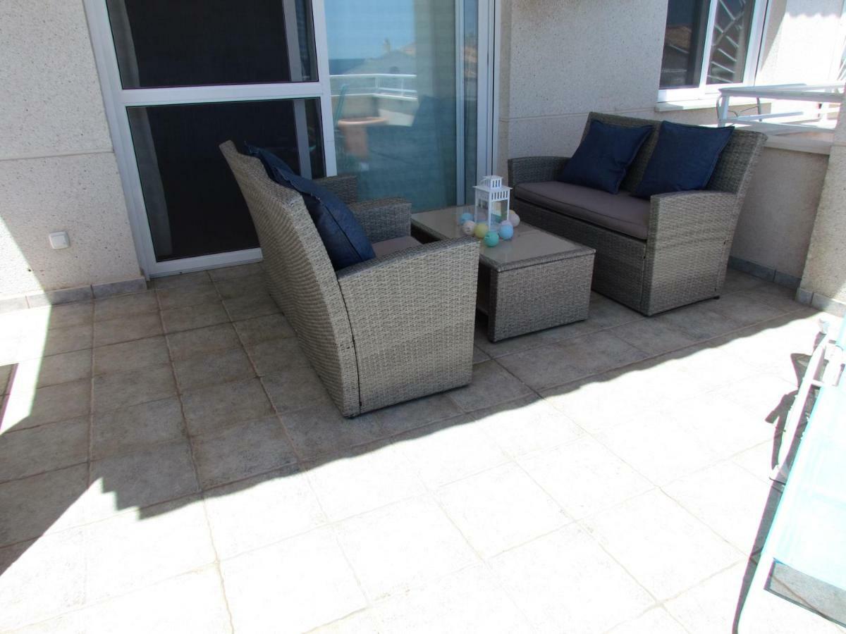 Beach Front Line Penthouse In Altea Exteriör bild