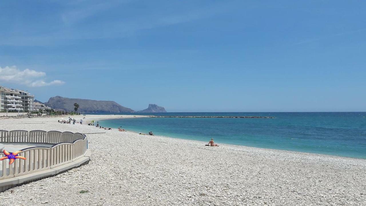 Beach Front Line Penthouse In Altea Exteriör bild